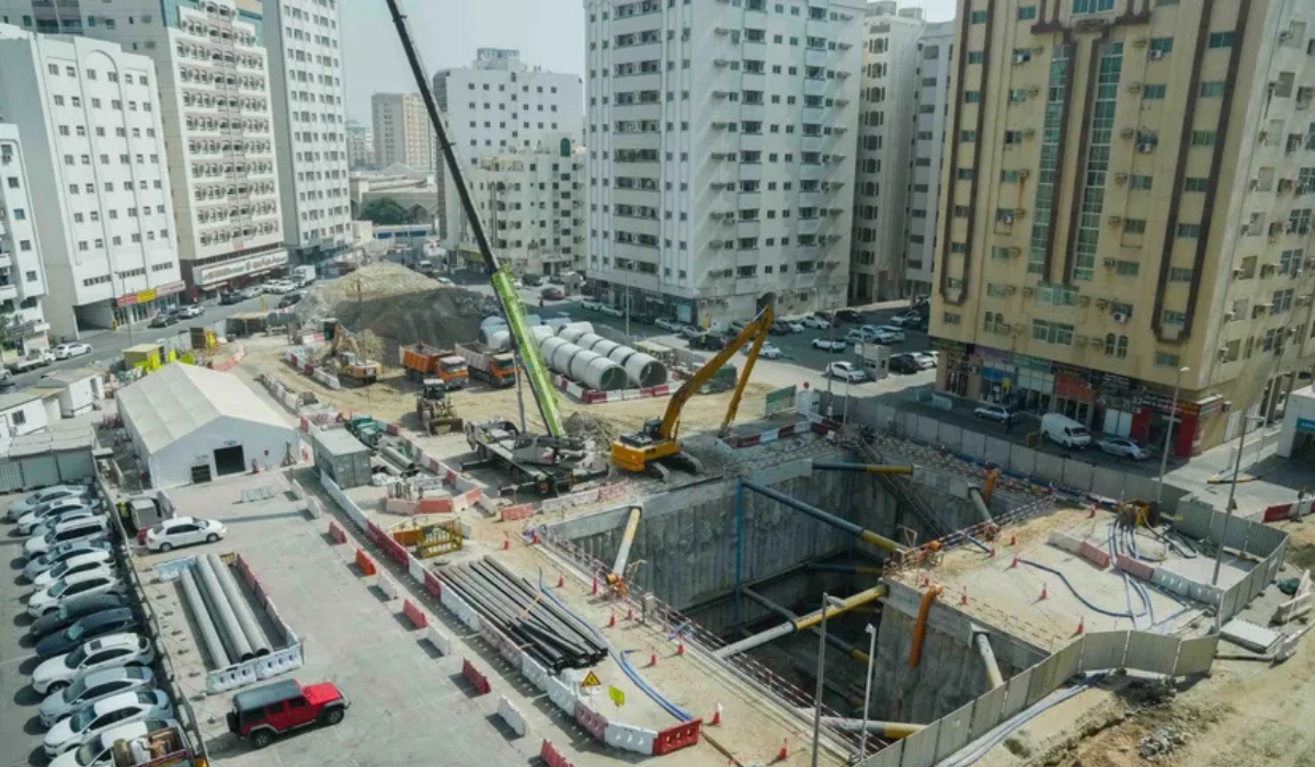 Sharjah Public Works Department Completes 70% of Drainage Line Project to Address Water Pooling